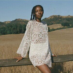 Doen Marta Dress In Sea Salt